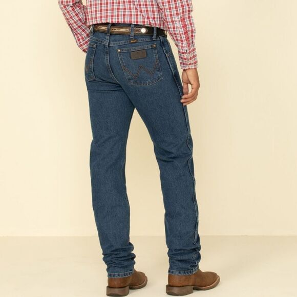 WRANGLER MEN'S PREMIUM PERFORMANCE ADVANCED COMFORT JEANS 46x30 - Picture 2 of 14